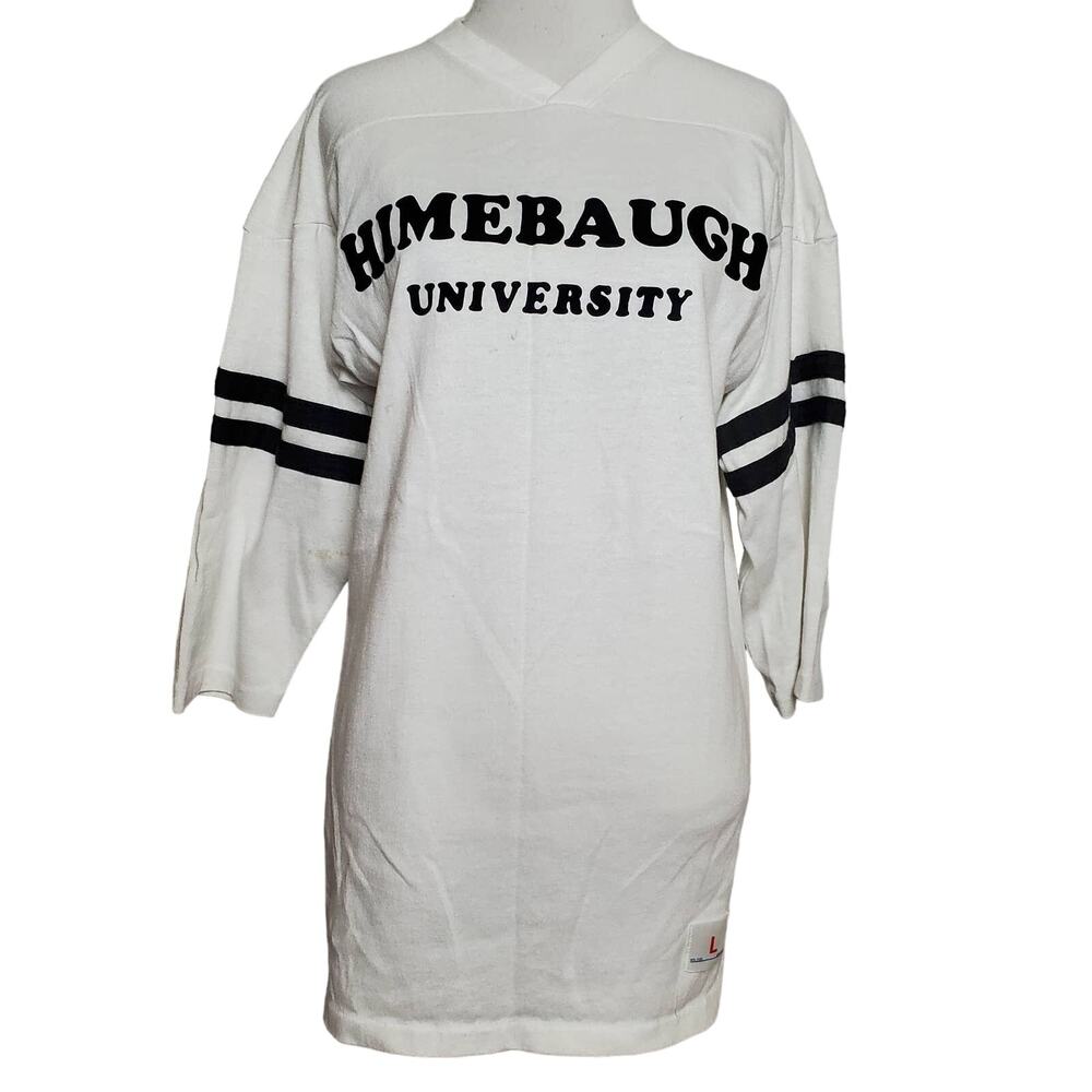 Vintage 70's Himebaugh University T-Shirt SZ Large